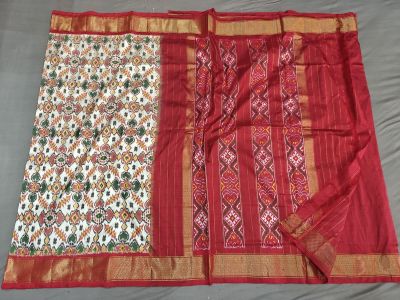 PGMRIDSS5M31NICC03- Ikat silk saree