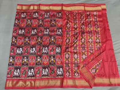 PGMRIDSS5M31NICC08- Ikat silk saree