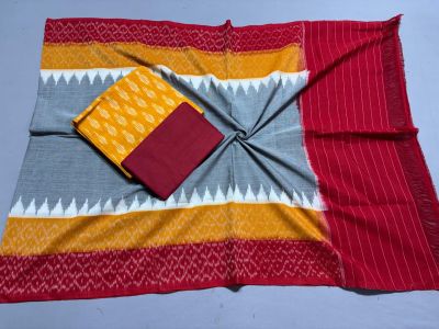 PSSIC3PP5A05IZSD06- Double ikat cotton salwar set