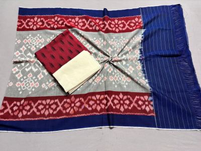 PSSIC3PP5A05IZSD13- Double ikat cotton salwar set