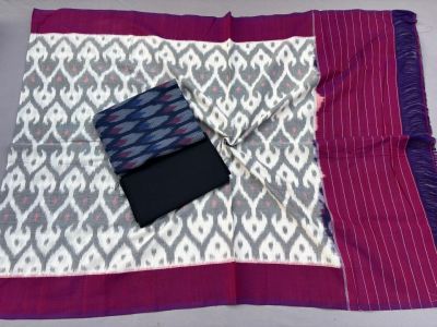 PSSIC3PP5A05IZSD26- Double ikat cotton salwar set