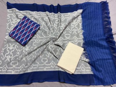 PSSIC3PP5A05IZSD37- Double ikat cotton salwar set