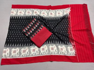 PSSIC3PP5A05IZSD45- Double ikat cotton salwar set