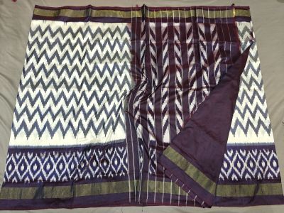 PGMRILWS5A07XECD23- light weight Ikat silk saree