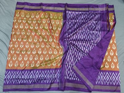 PGMRILWS5A07XECD26- light weight Ikat silk saree