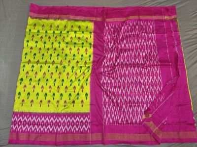 PGMRILWS5A07XECD30- light weight Ikat silk saree
