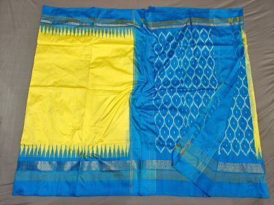PGMRILWS5A07XECD33- light weight Ikat silk saree