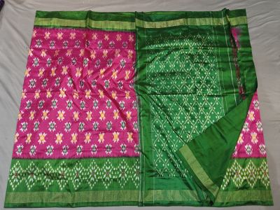 PGMRILWS5A07XECD45- light weight Ikat silk saree