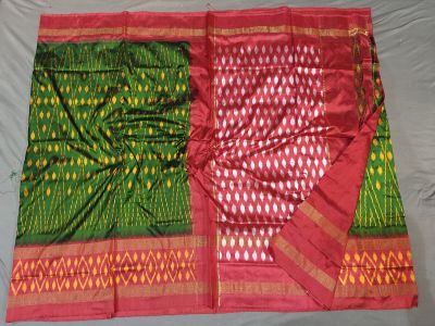 PGMRILWS5A07XECD49- light weight Ikat silk saree