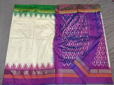PGMRILWS5A07XECD53- light weight Ikat silk saree