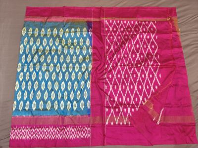 PGMRILWS5A07XECD56- light weight Ikat silk saree