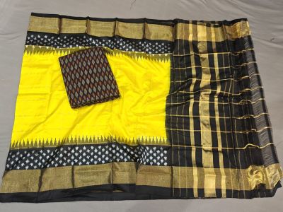PGMRSDST5A06FSDD22- Ikat Silk dupatta with Ikat sico top