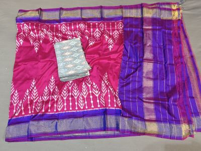 PGMRSDST5A06FSDD38- Ikat Silk dupatta with Ikat sico top