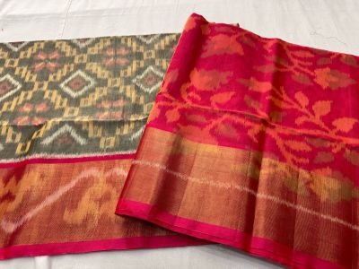 PSNTISCS5A08EECD12- Ikat Sico saree