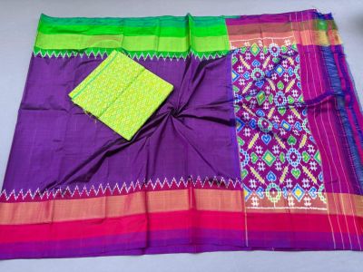 PSSISDST5A08FSDC03- Ikat Silk dupatta with Ikat sico top