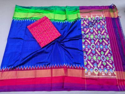 PSSISDST5A08FSDC18- Ikat Silk dupatta with Ikat sico top
