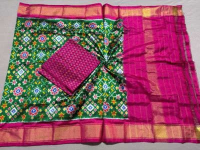 PSSISDST5A08FSDC19- Ikat Silk dupatta with Ikat sico top