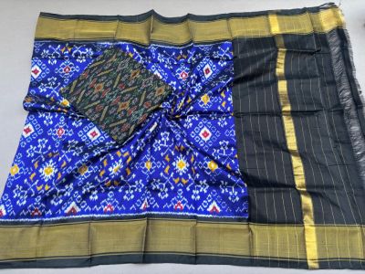 PSSISDST5A08FSDC33- Ikat Silk dupatta with Ikat sico top
