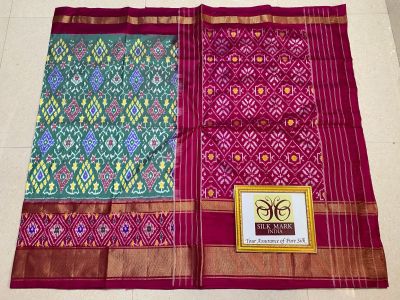 PPHSIDSS5A18BSCC04- Ikat silk saree