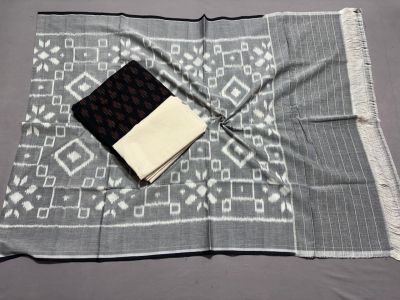 PSSIC3PS5Y02IZSC17- Double ikat cotton salwar set