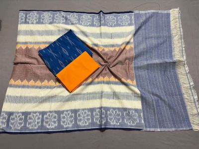 PSSIC3PS5Y02IZSC19- Double ikat cotton salwar set