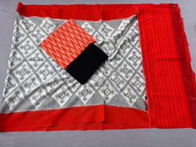PSSIC3PS5Y02IZSC21- Double ikat cotton salwar set