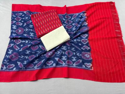 PSSIC3PS5Y02IZSC27- Double ikat cotton salwar set