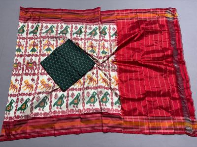 PSSISDST5Y02FNCD02- Ikat Silk dupatta with Ikat sico top