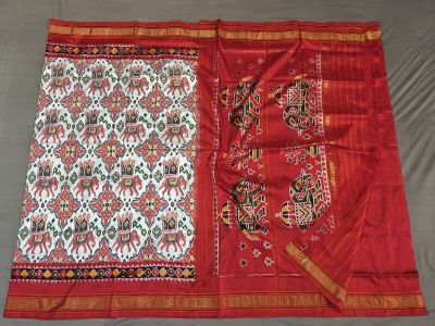 PGMRIDSS5Y02ZDCD03- Ikat silk saree