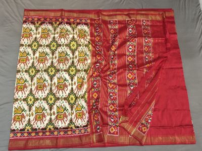 PGMRIDSS5Y02ZDCD10- Ikat silk saree