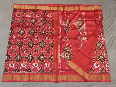 PGMRIDSS5Y02ZDCD12- Ikat silk saree