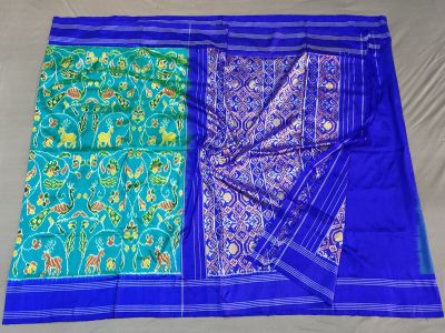 PGMRIDSS5Y02ZDCD13- Ikat silk saree