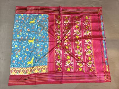 PGMRIDSS5Y02ZDCD16- Ikat silk saree