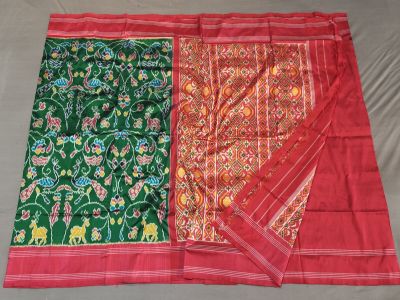 PGMRIDSS5Y02ZDCD17- Ikat silk saree