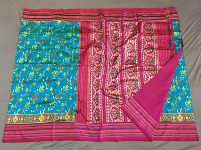 PGMRIDSS5Y02ZDCD19- Ikat silk saree