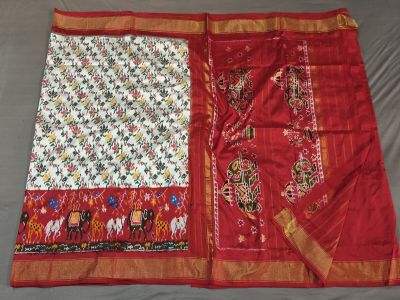 PGMRIDSS5Y02ZDCD21- Ikat silk saree