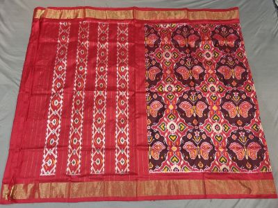 PGMRIDSS5Y03NICC23- Ikat silk saree