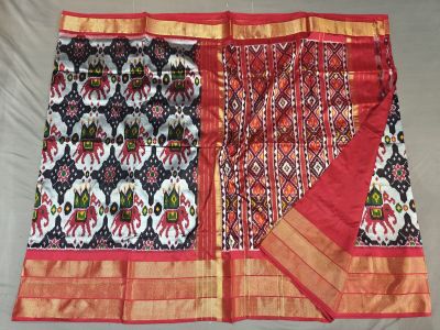 PGMRIDSS5Y03NICC34- Ikat silk saree