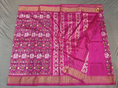PGMRIDSS5Y03NICC38- Ikat silk saree