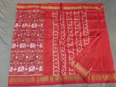 PGMRIDSS5Y03NICC39- Ikat silk saree