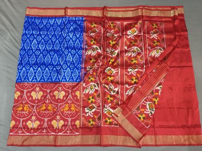 PGMRIDSS5Y03NICC40- Ikat silk saree