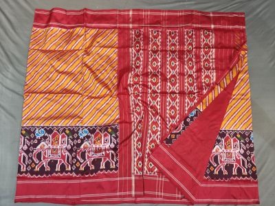 PGMRIDSS5Y03NICC41- Ikat silk saree