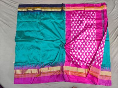 PGMRILWS5Y12XEDC29- light weight Ikat silk saree