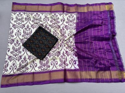 PSSISDST5Y21FSDC03- Ikat Silk dupatta with Ikat sico top