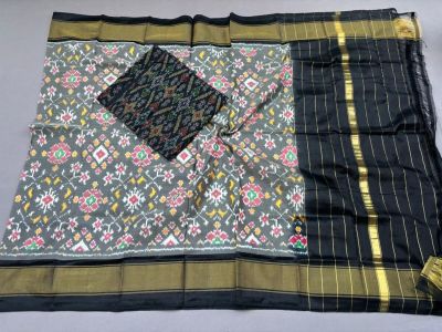 PSSISDST5Y21FSDC04- Ikat Silk dupatta with Ikat sico top