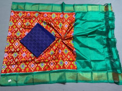 PSSISDST5N05FSDC05- Ikat Silk dupatta with Ikat sico top