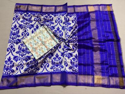 PSSISDST5N05FSDC19- Ikat Silk dupatta with Ikat sico top