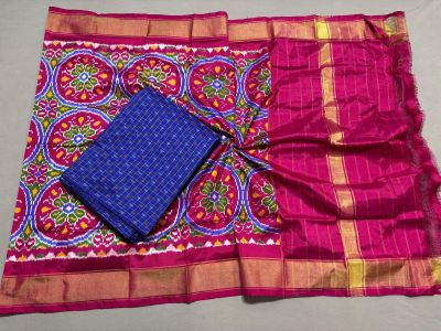 PSSISDST5Y21FSDC23- Ikat Silk dupatta with Ikat sico top
