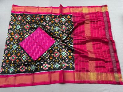PSSISDST5Y21FSDC36- Ikat Silk dupatta with Ikat sico top
