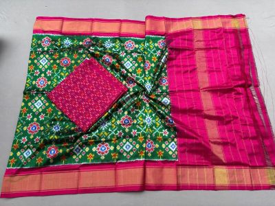 PSSISDST5Y21FSDC43- Ikat Silk dupatta with Ikat sico top